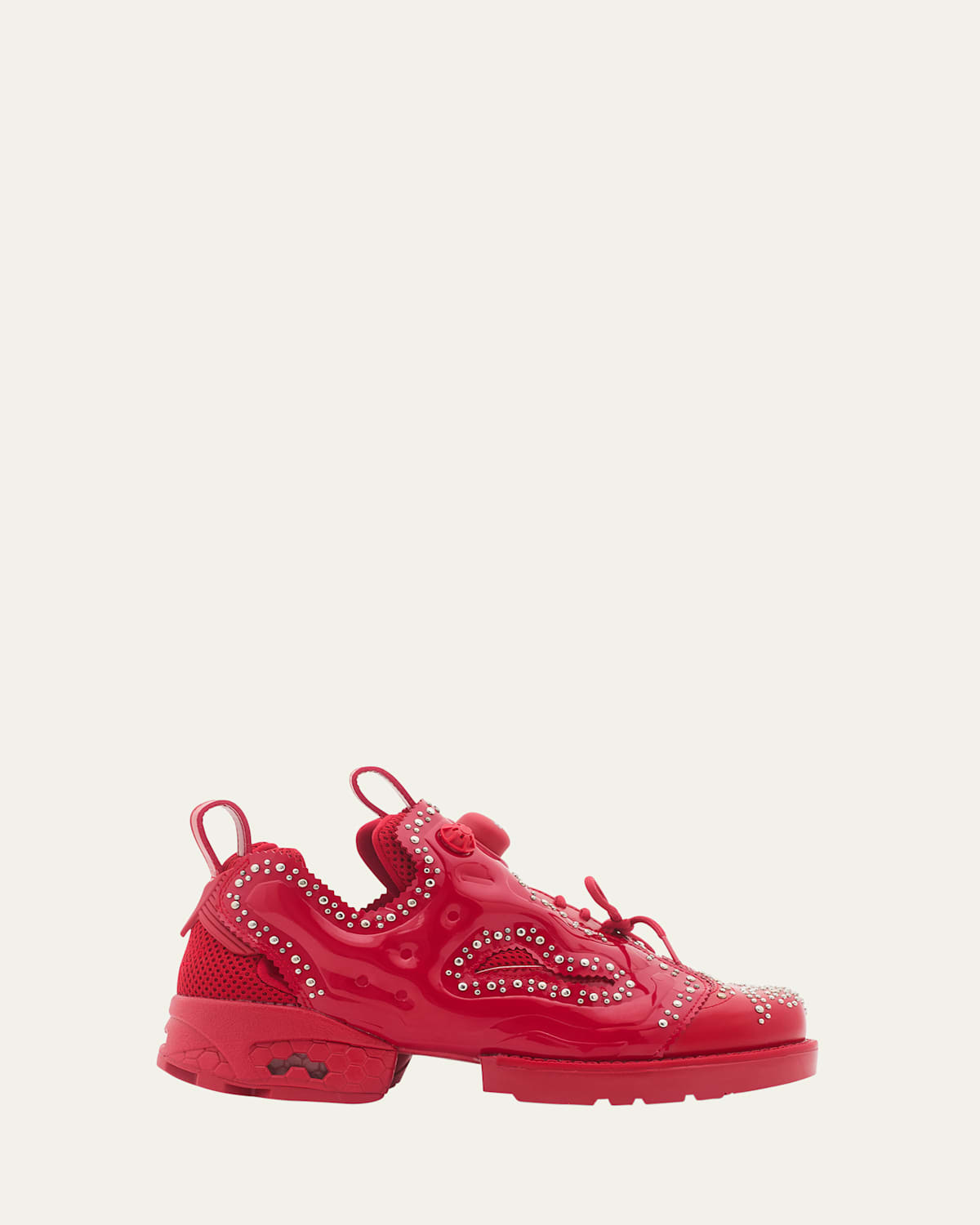 Comme Des Garçons Noir Kei Ninomiya X Reebok Studded Sneakers In Red