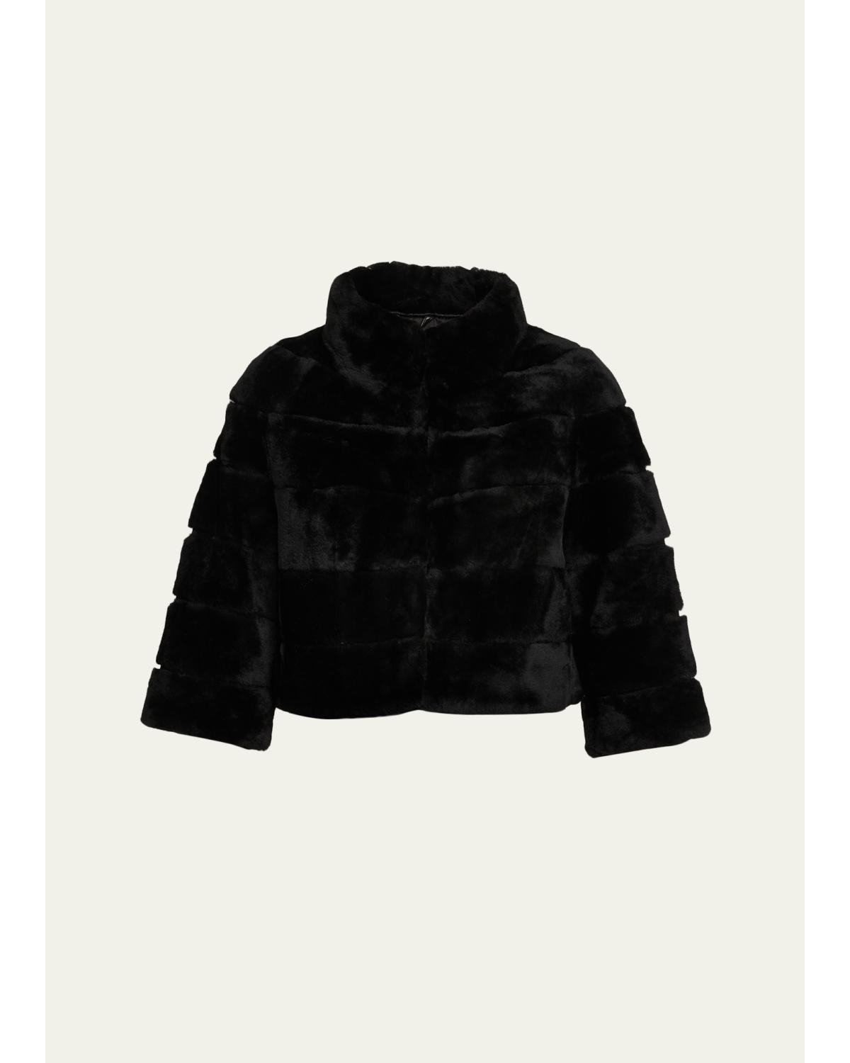 Lamb Shearling Bolero Jacket