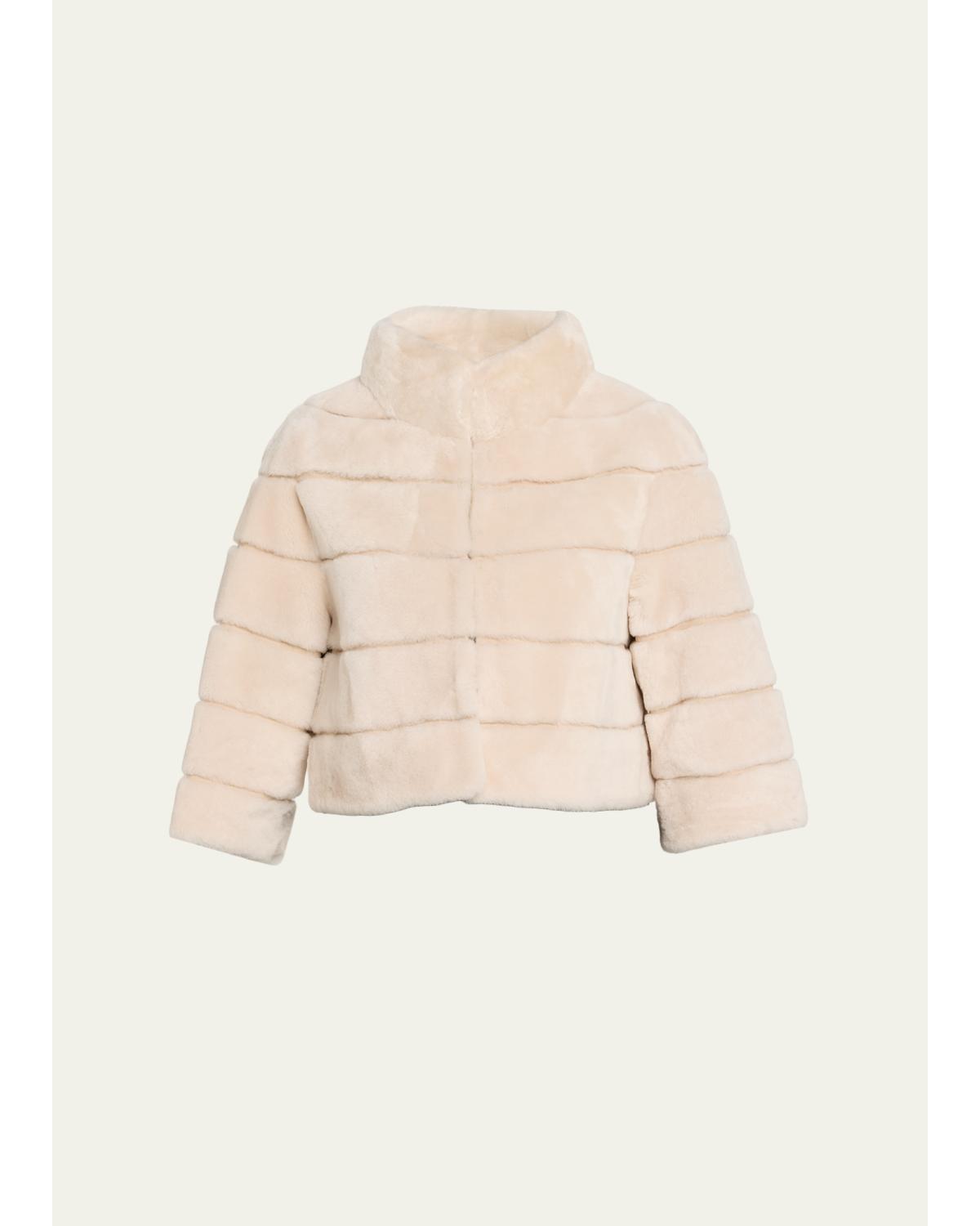 Lamb Shearling Bolero Jacket