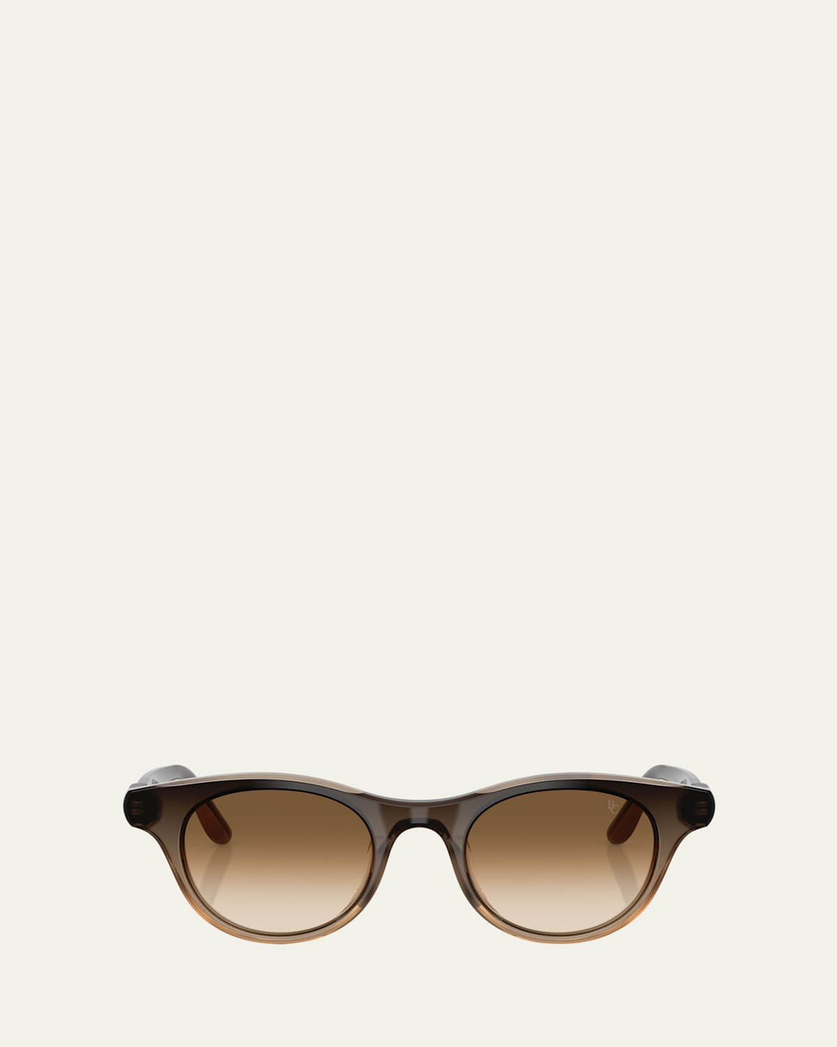 Brunello Cucinelli Acetate Round Sunglasses In Blue