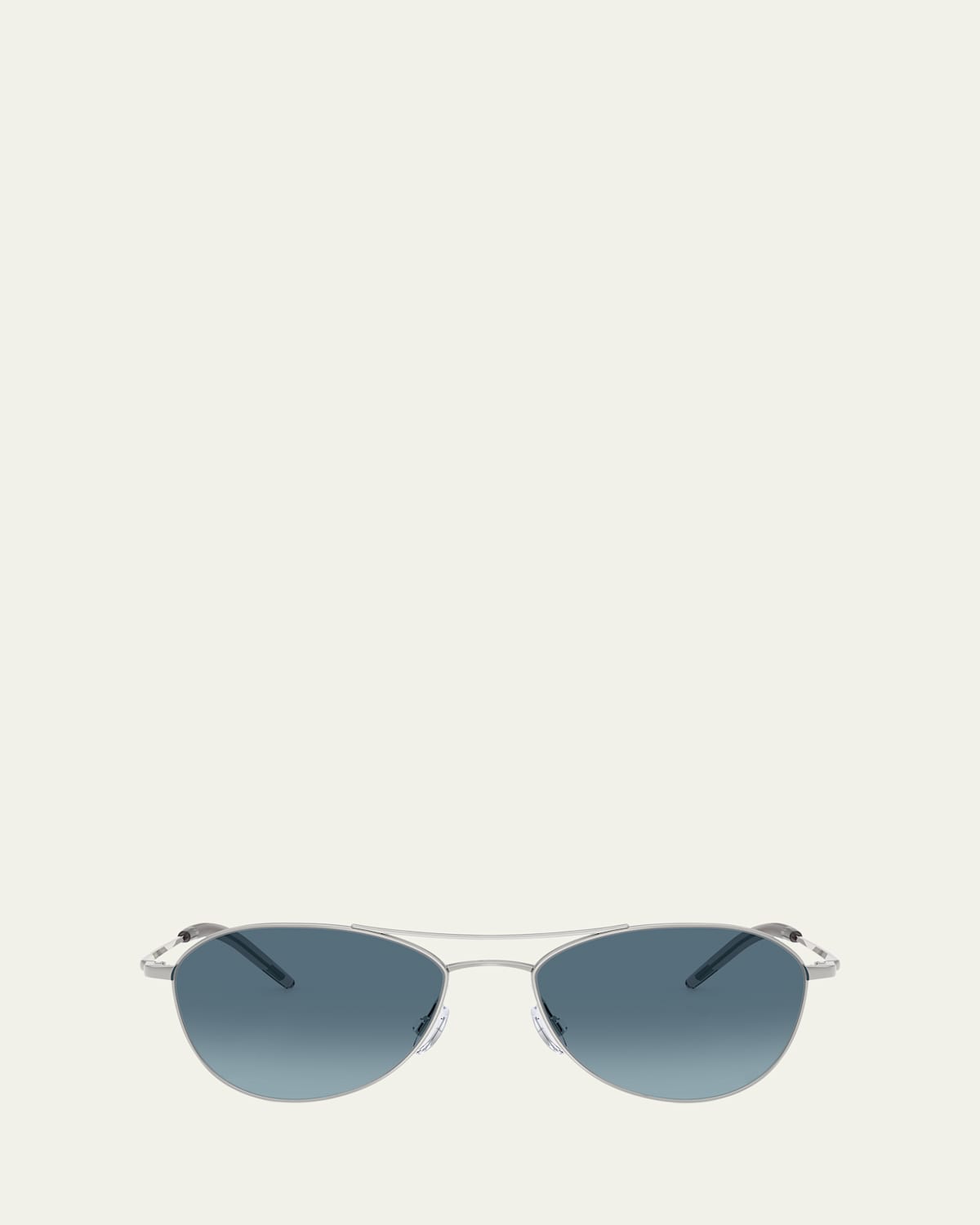 Oliver Peoples Men's Ov1358s Aviator Sunglasses In Silver