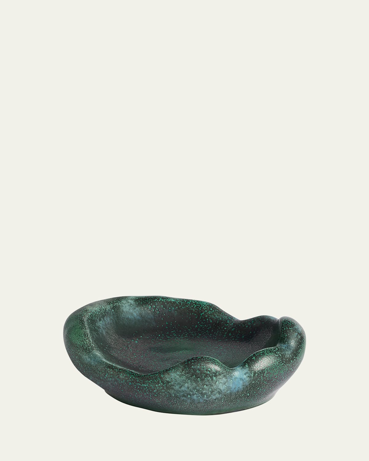 L'objet Cenote Coupe Bowl, Large In Green