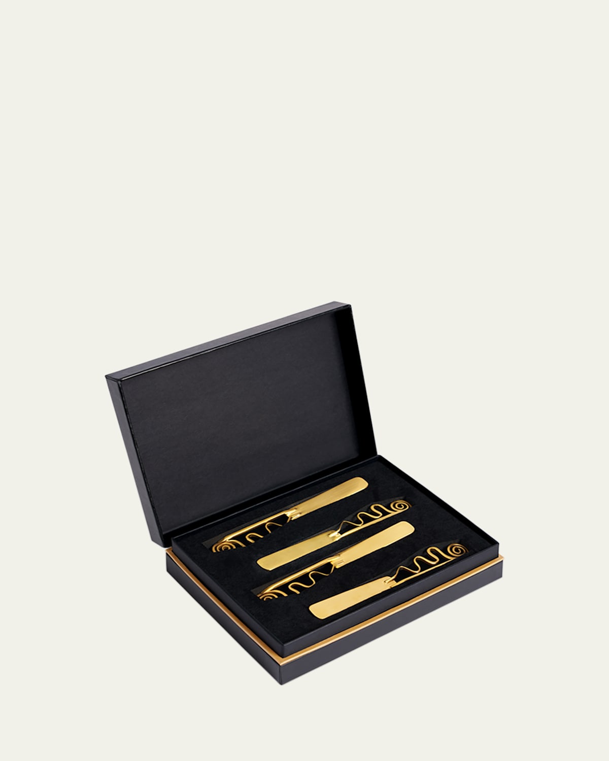 L'objet Spirale Spreaders, Set Of 4 In Gold