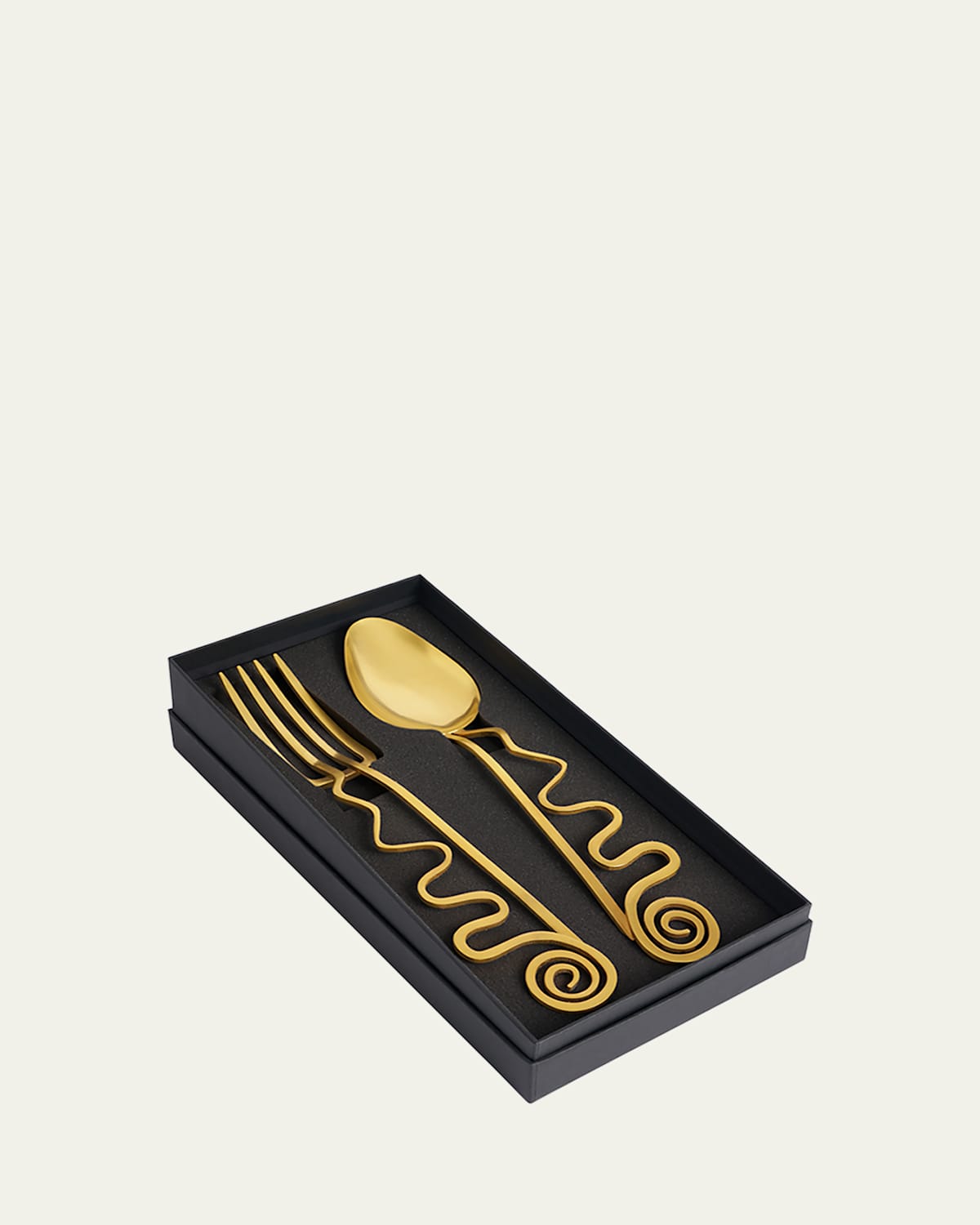 L'objet Spirale Serving Set In Gold