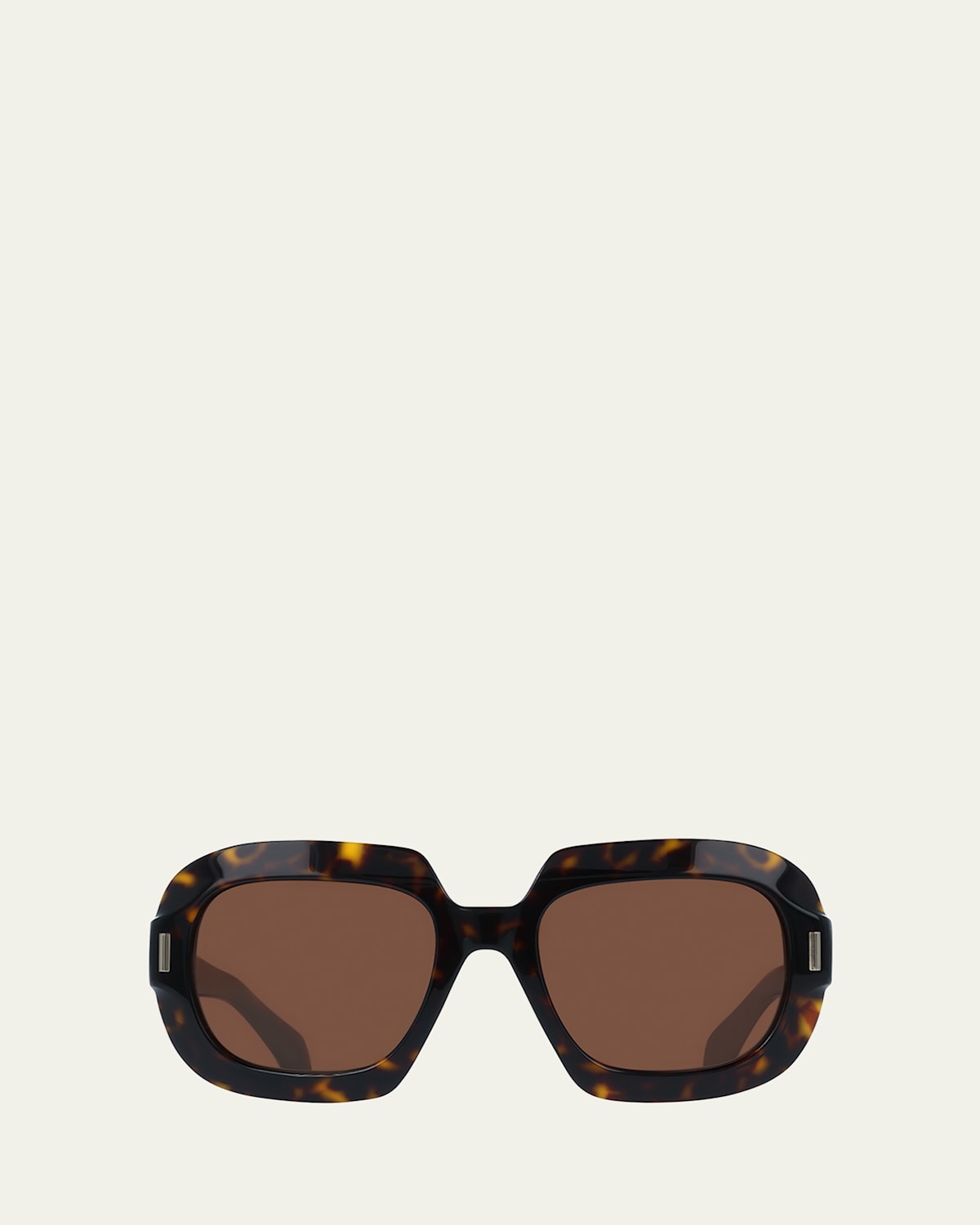 Ferragamo Butterfly Rayon Blend Sunglasses In Brown