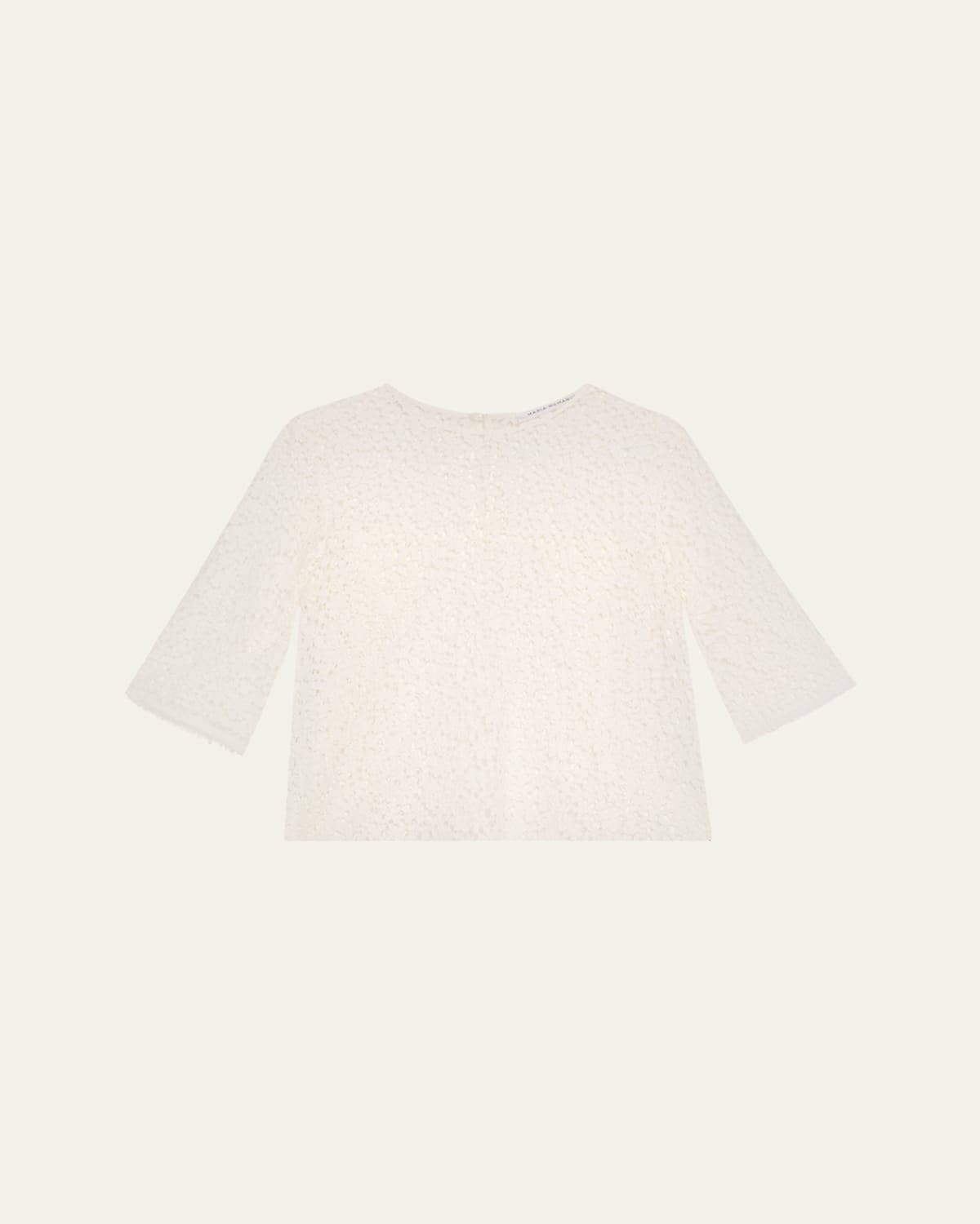 Lace Short Sleeve T-Shirt