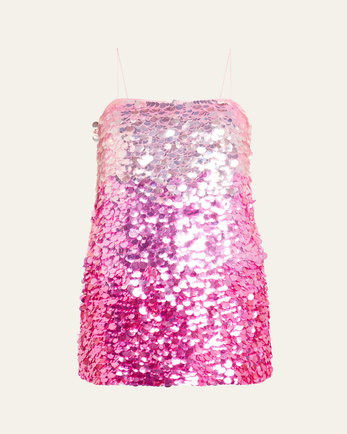 Shop Retroféte Eleanor Sequin Mini Dress In Camellia Ombre