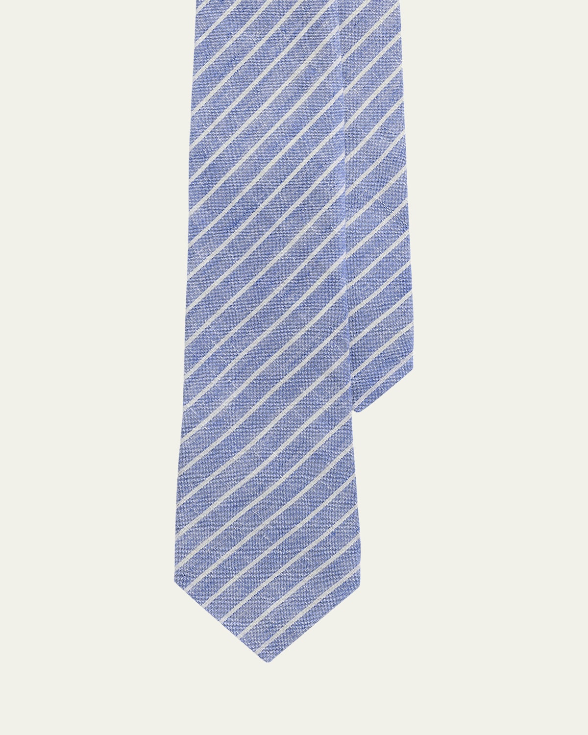 Men's Pinstripe Linen Tie