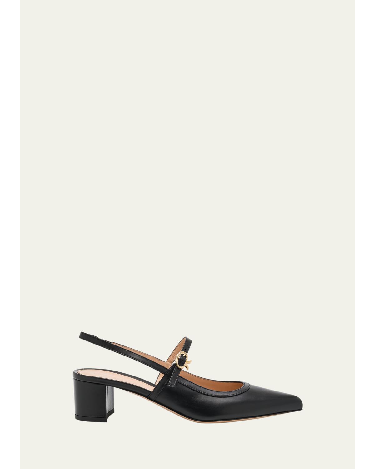 Calfskin Mary Jane Slingback