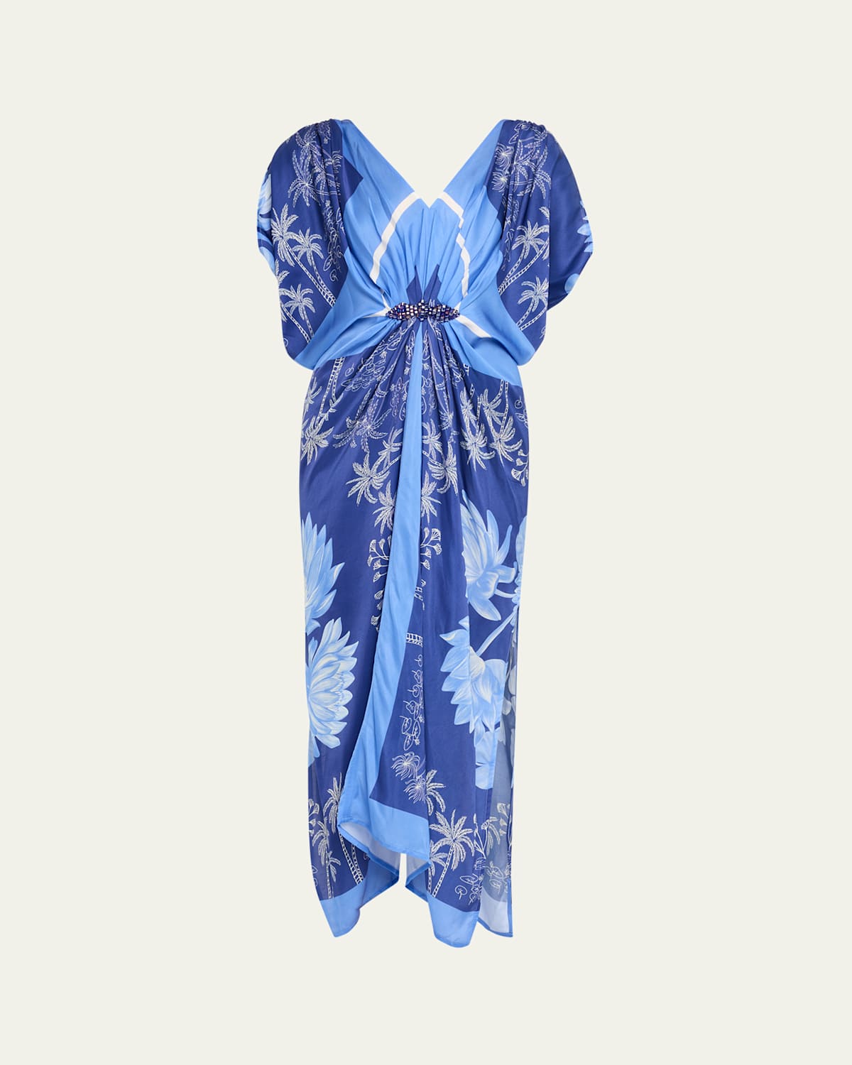 Hand-Draped Scarf Gown