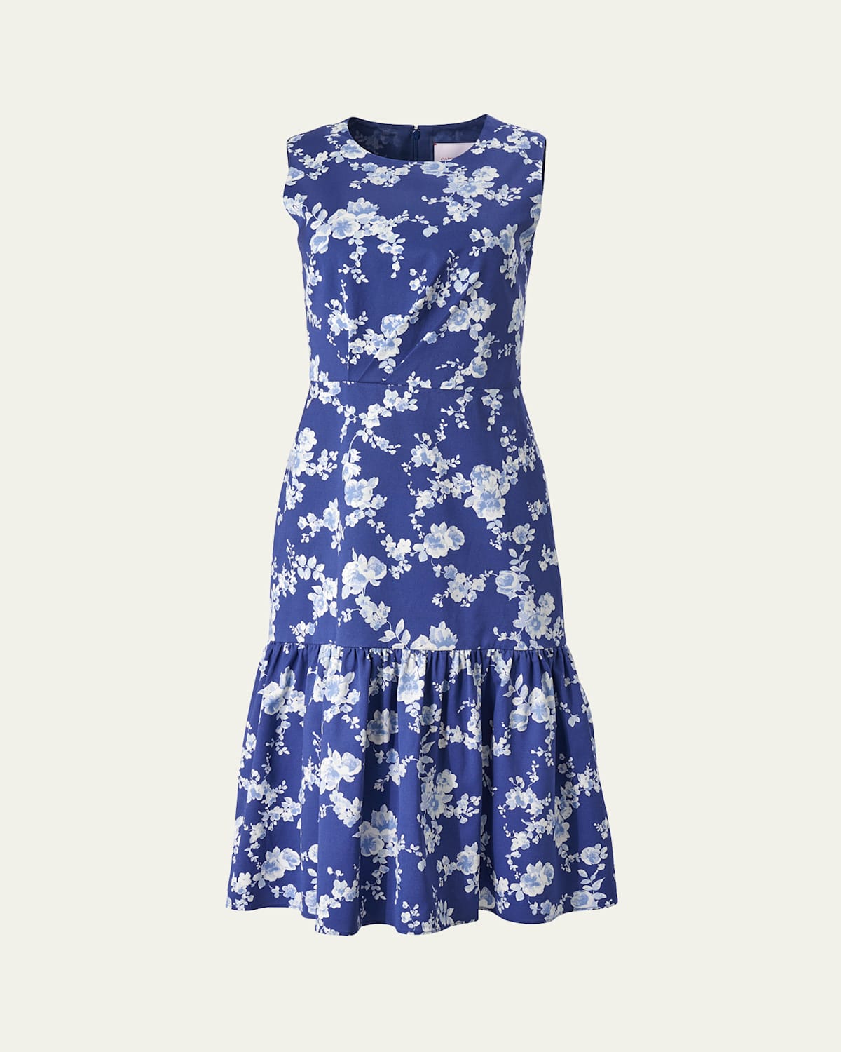 Carolina Herrera Sleeveless Knee Length Floral Print Dress