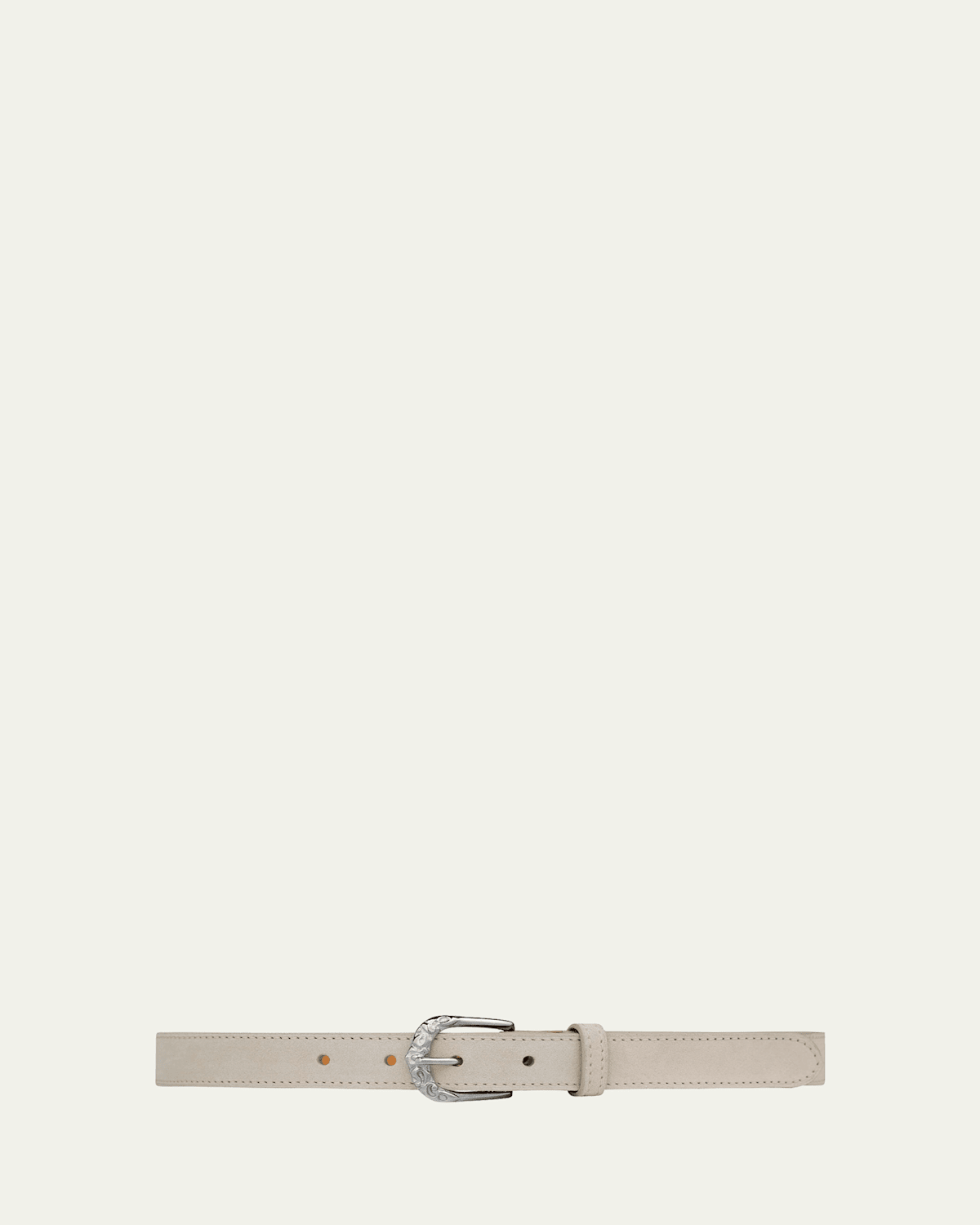 Shop Vaincourt Paris La Greable Nubuck Belt In Frost