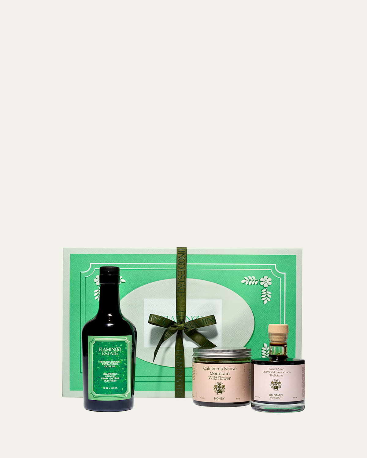 Garlic Olive Oil, Balsamic Vinegar, & Honey 3-Piece Gift Set