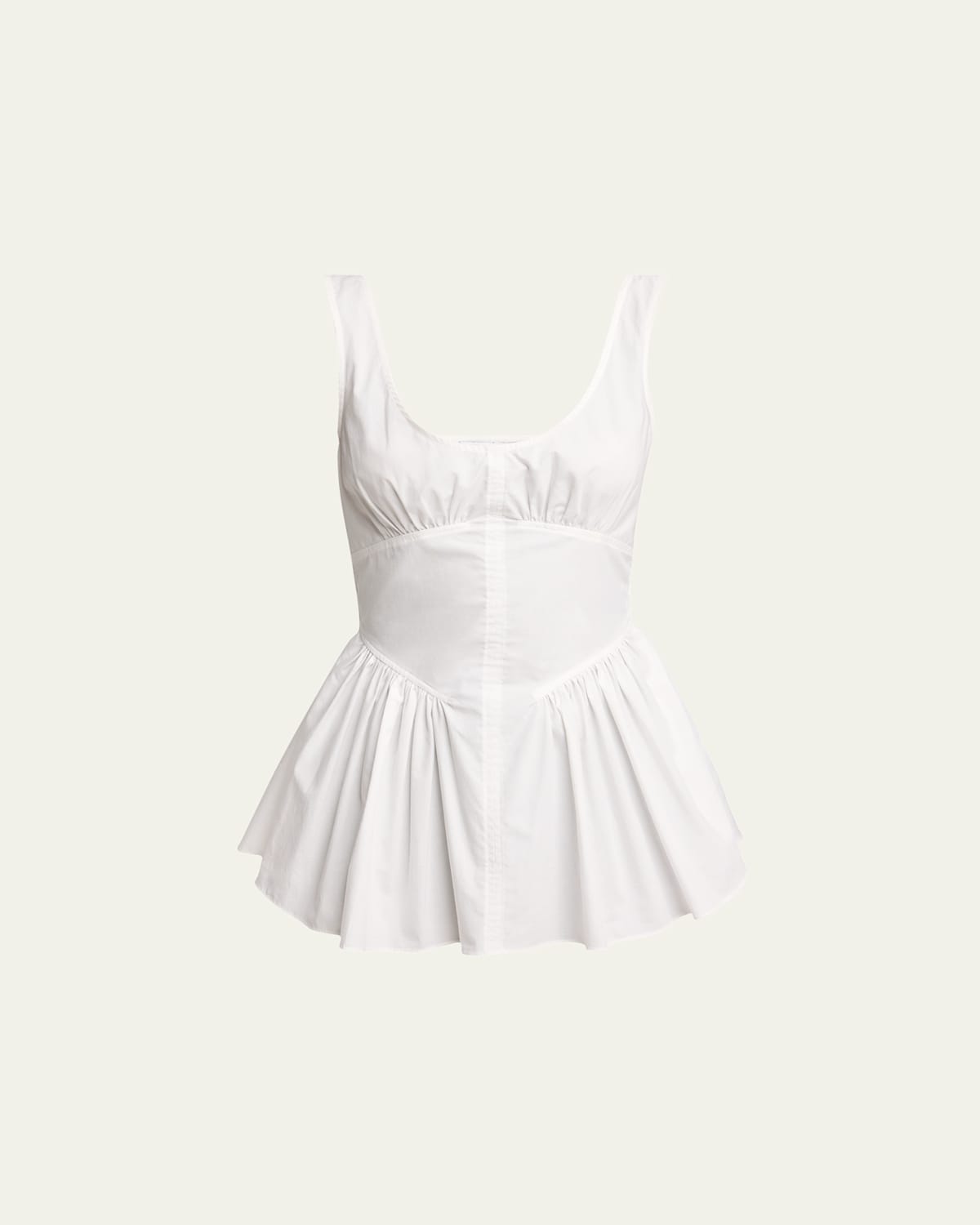 Bader Sleeveless Stretch Poplin Top