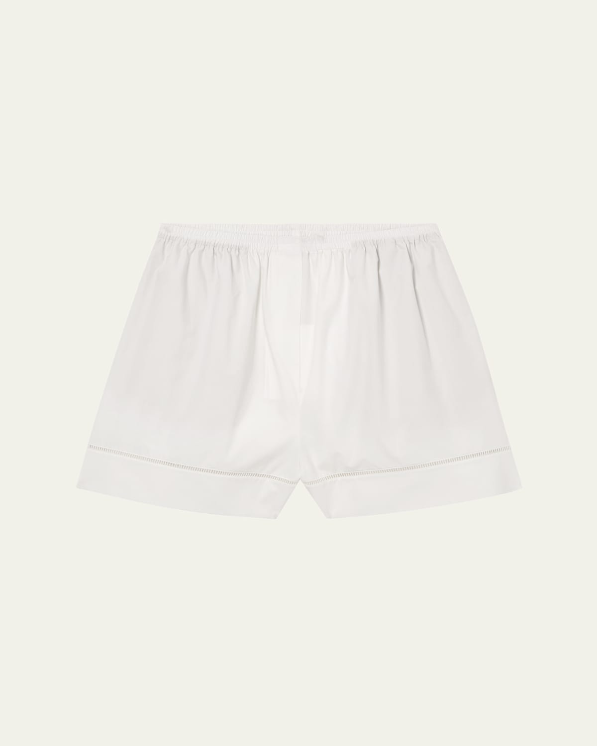 Shop Rohe Ladder Embroidered Poplin Shorts