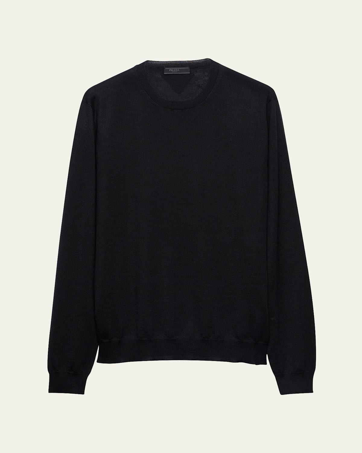Prada Cashmere And Silk Crew-neck Sweater