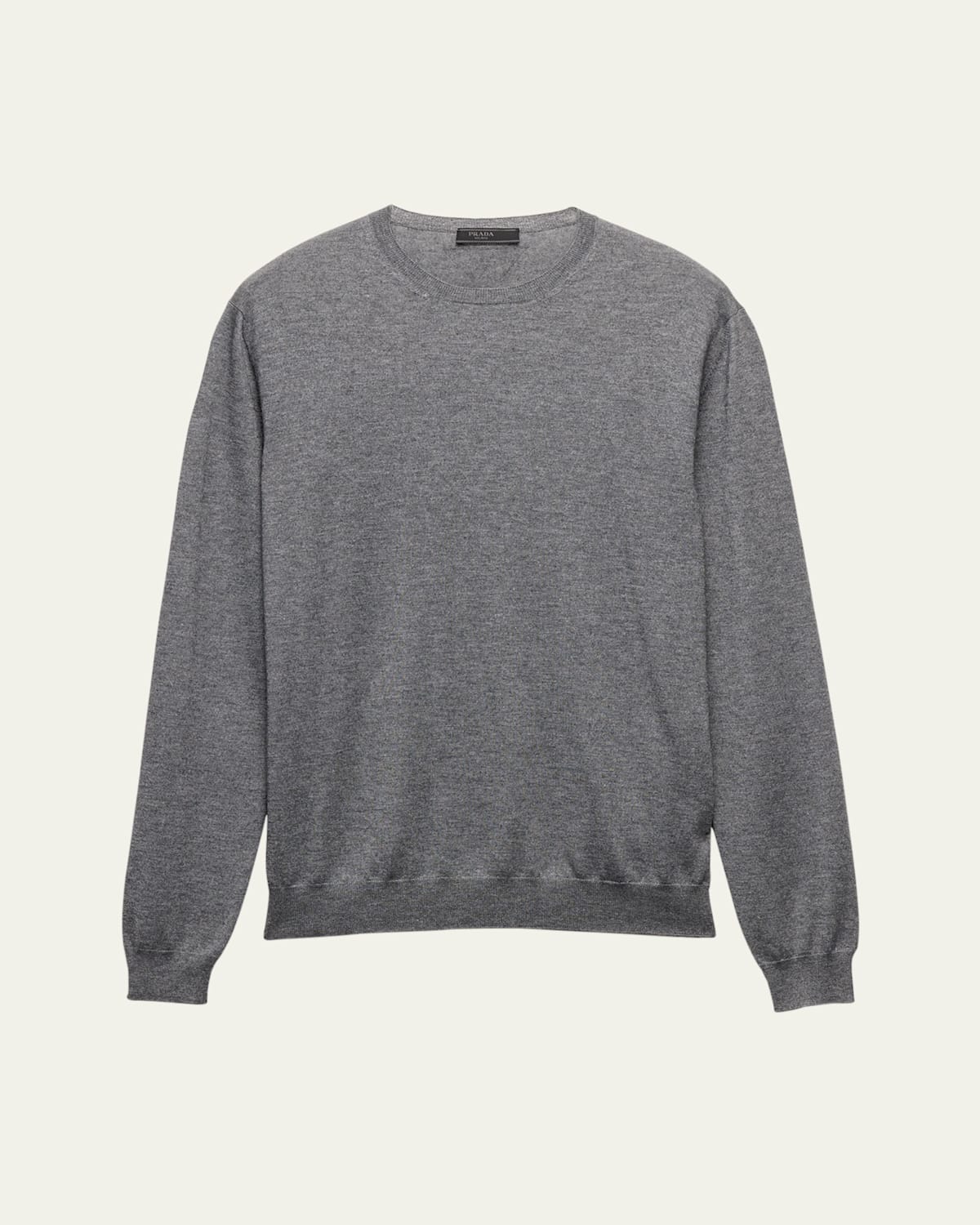 Prada Men's Silk-cashmere Crew Sweater
