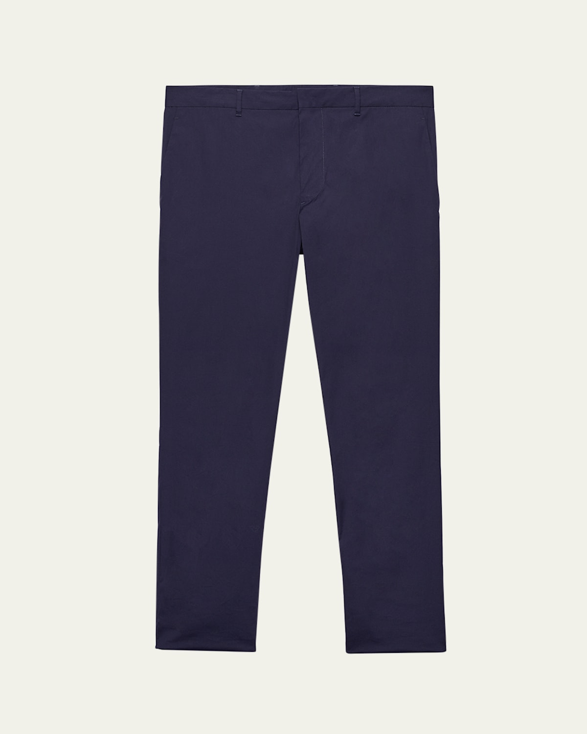 Shop Prada Men's Stretch Poplin Pants In Nero
