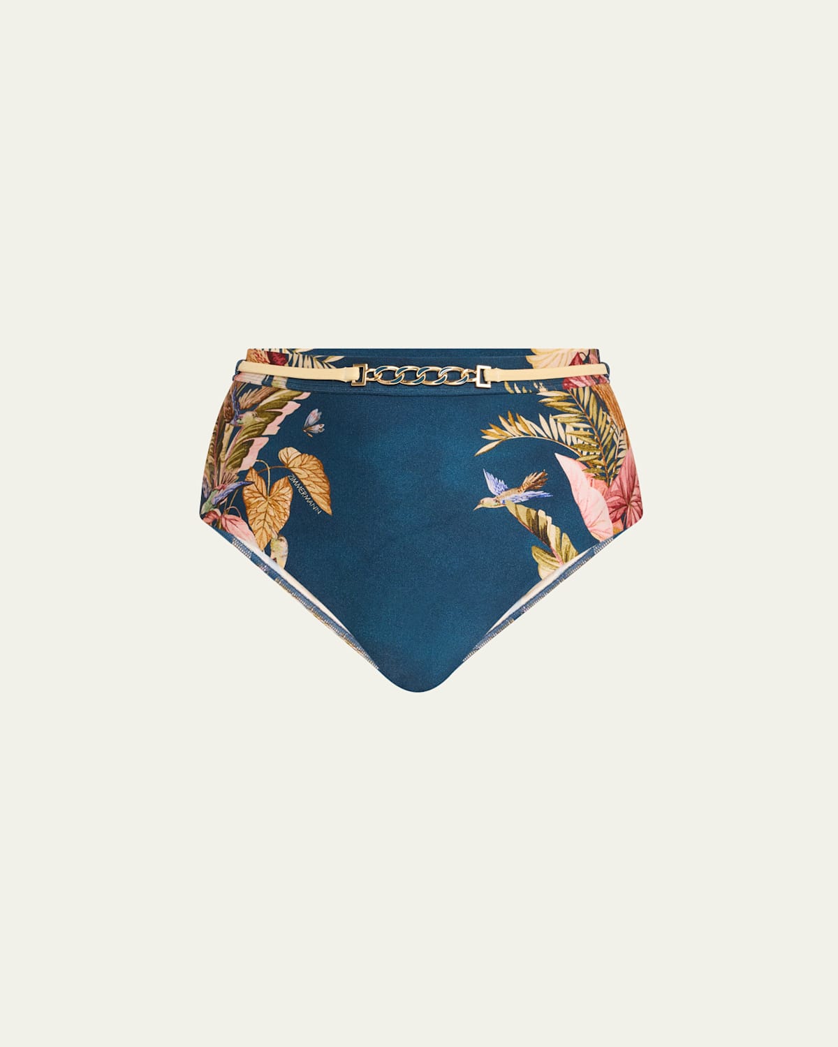 Shop Zimmermann Ascension High-waist Bikini Bottoms