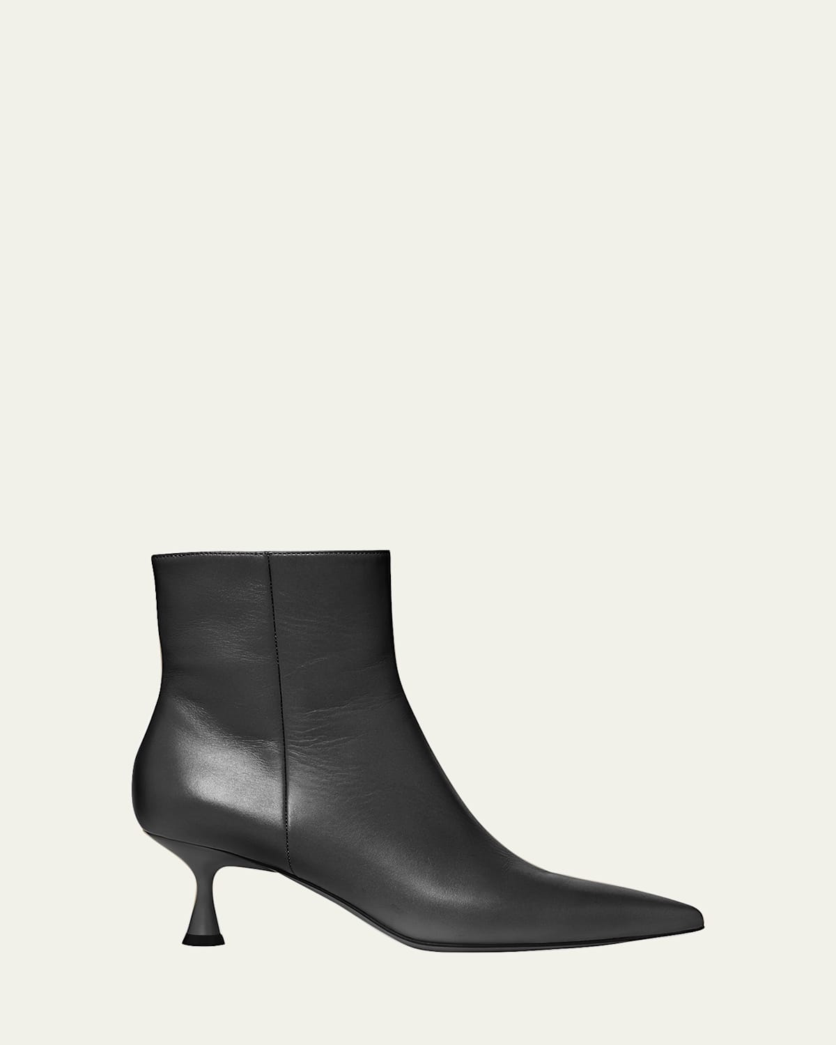 Gianvito Rossi Calfskin Zip Ankle Booties