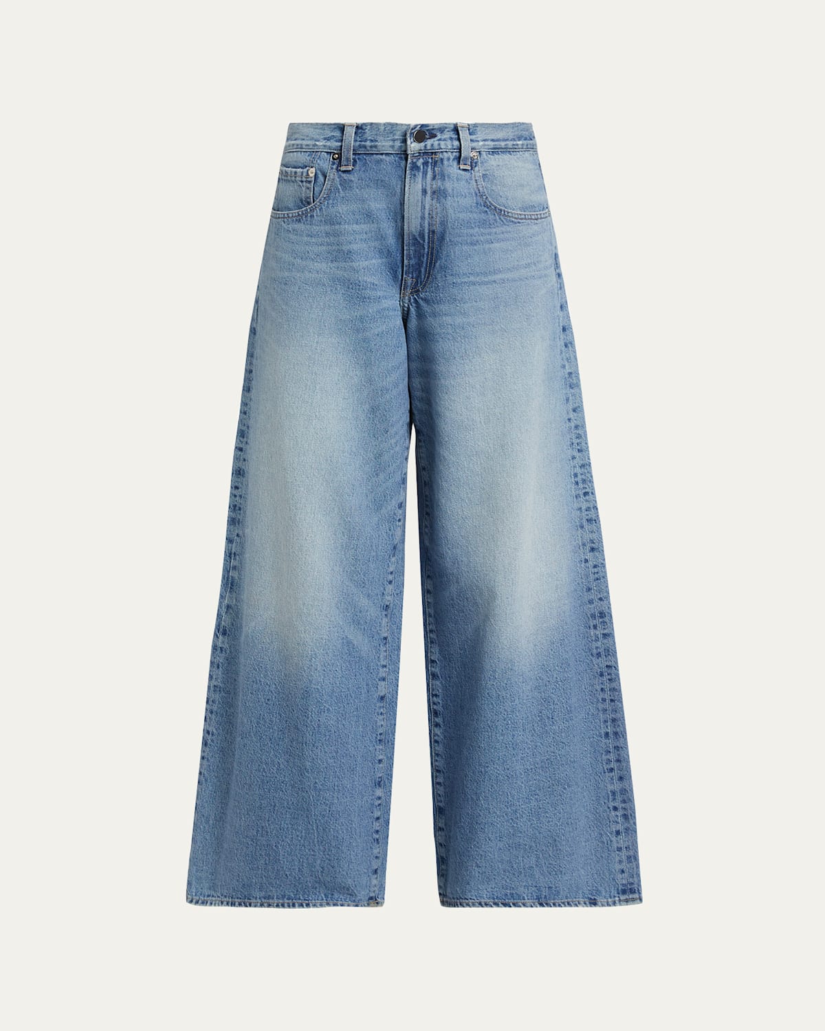 Twp Tiny Dancer Wide-leg Jeans In Blue