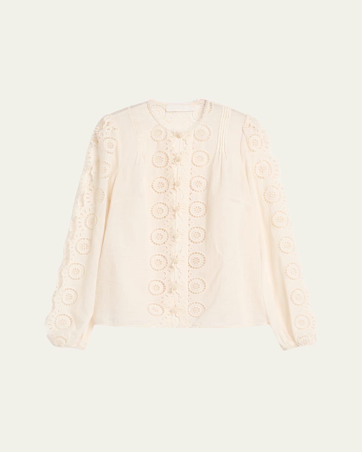 Shop Zimmermann Lucky Embroidered Blouse