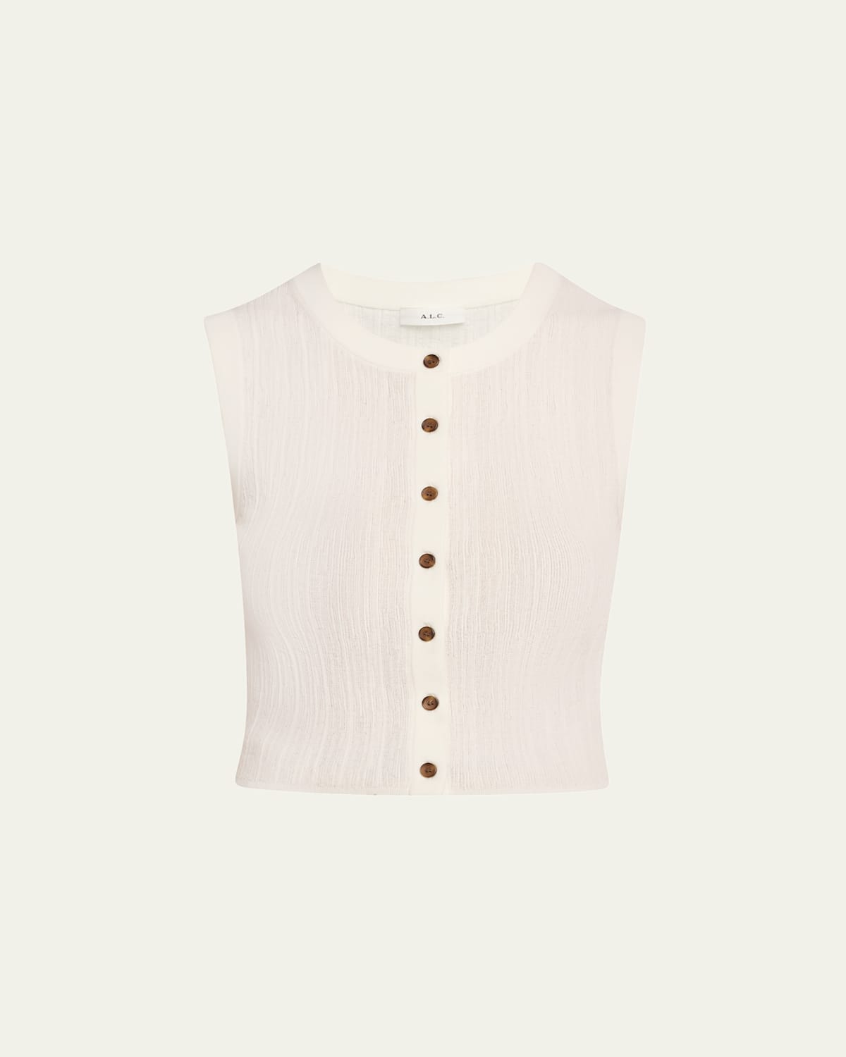 A.l.c Lottie Button-front Top