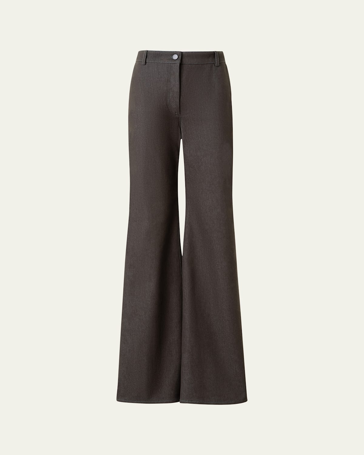Celia Cotton Stretch Denim Bootcut-Leg Pants