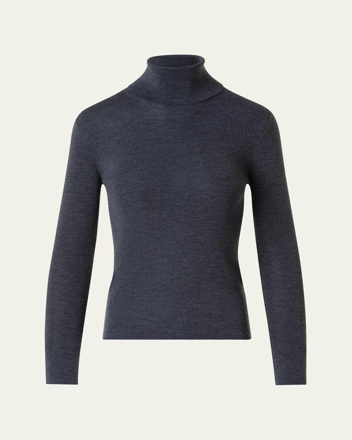 Full Needle Merino Wool Turtleneck Sweater