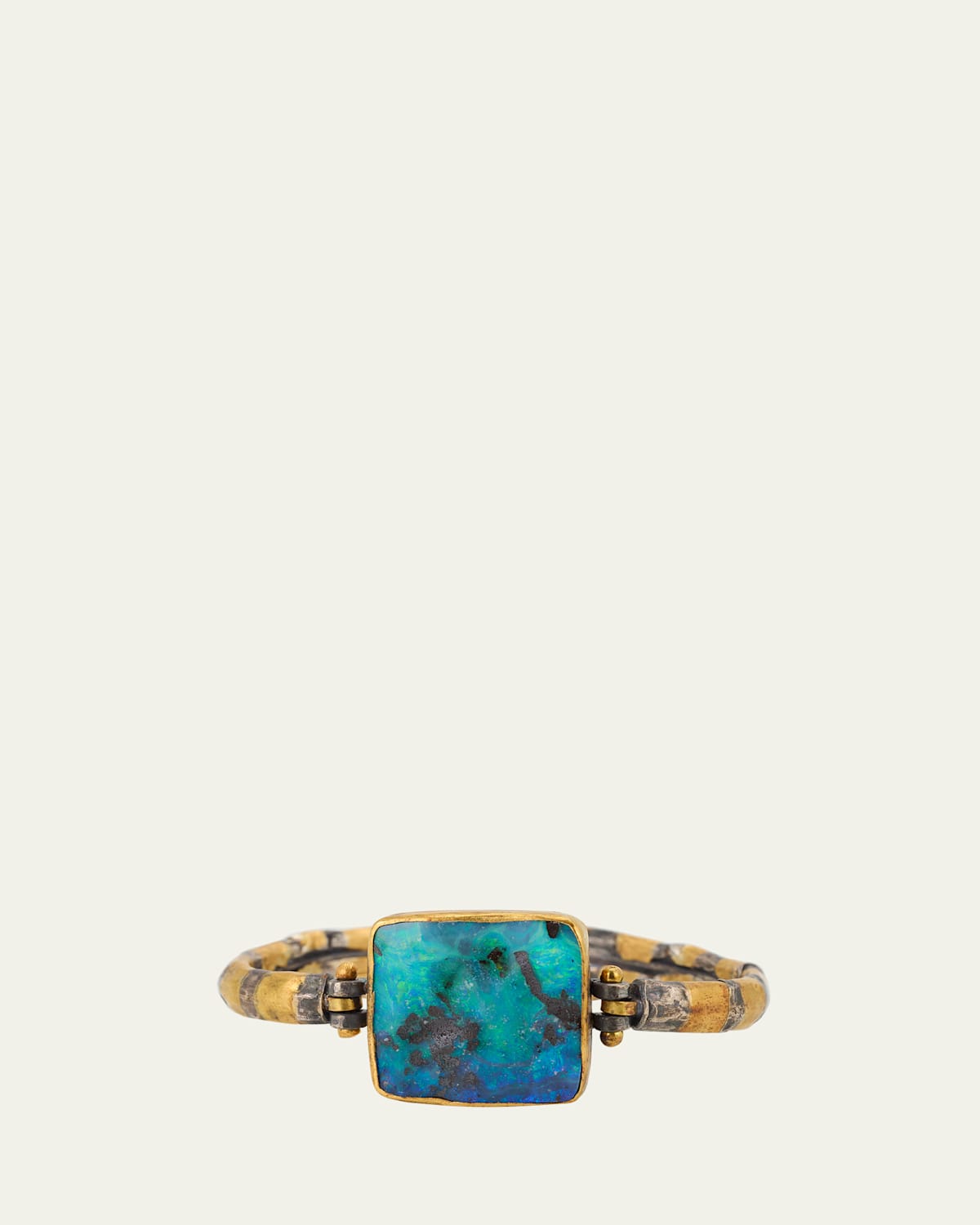 Pretty Flashy Boulder Opal Cuff Bracelet