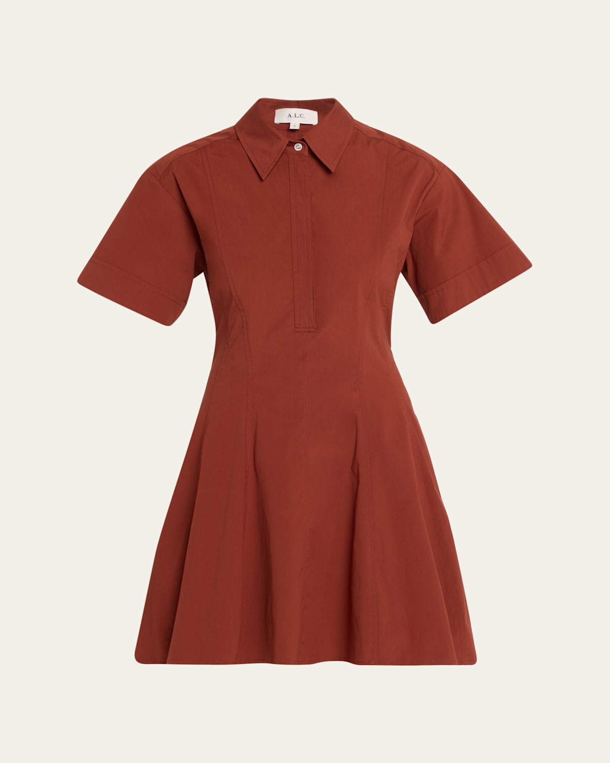 Dell Short-Sleeve Mini Dress