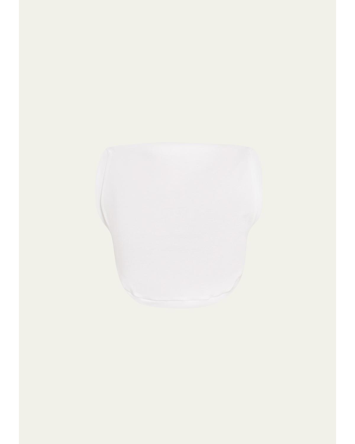 Mae Cropped High-Neck Top