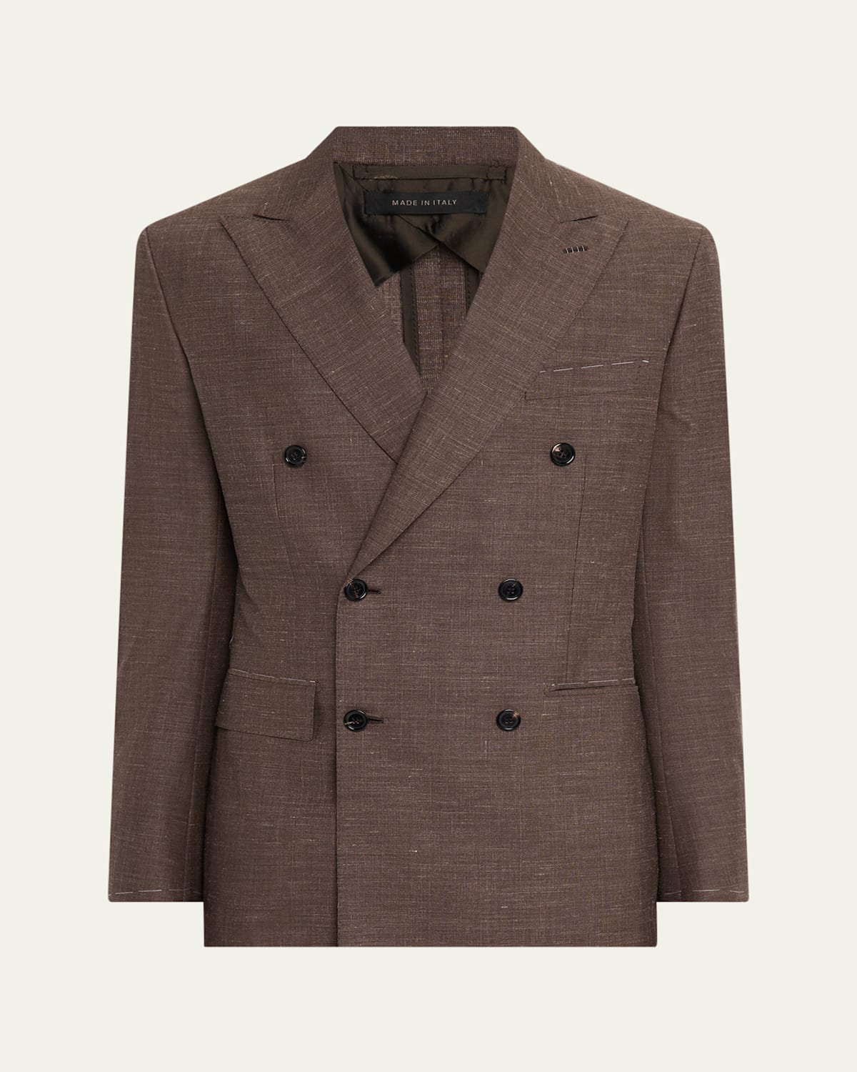 Brioni Men's Wwx 80th Anniversary Plume Double-breasted Sport Coat In Camel