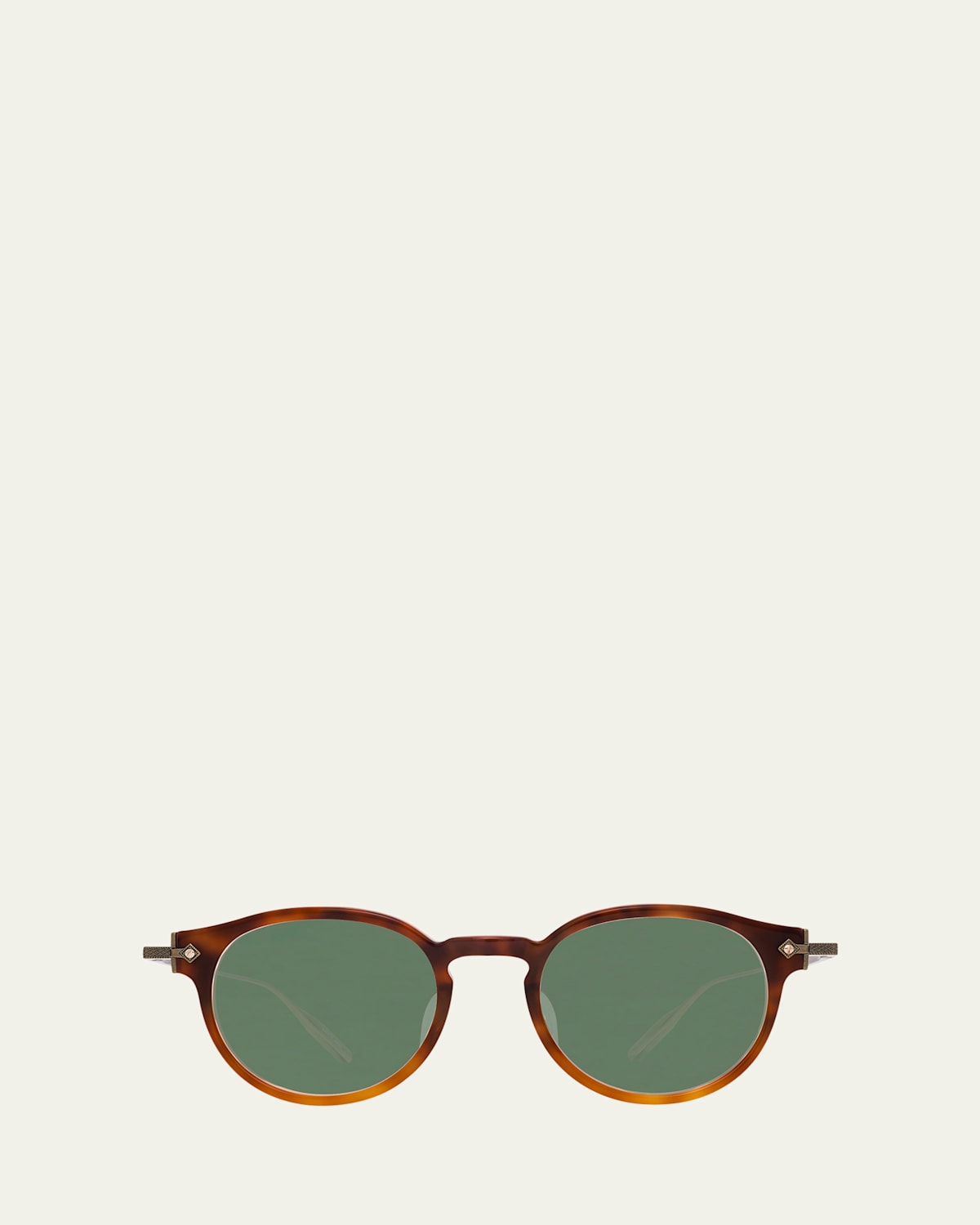 BARTON PERREIRA MEN'S EUGENE ZYL AND TITANIUM ROUND SUNGLASSES 