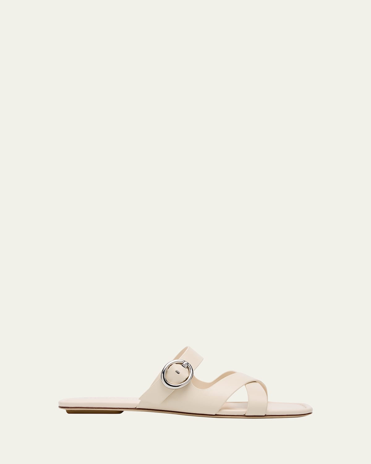 Stuart Weitzman Villa Leather Slide Sandals