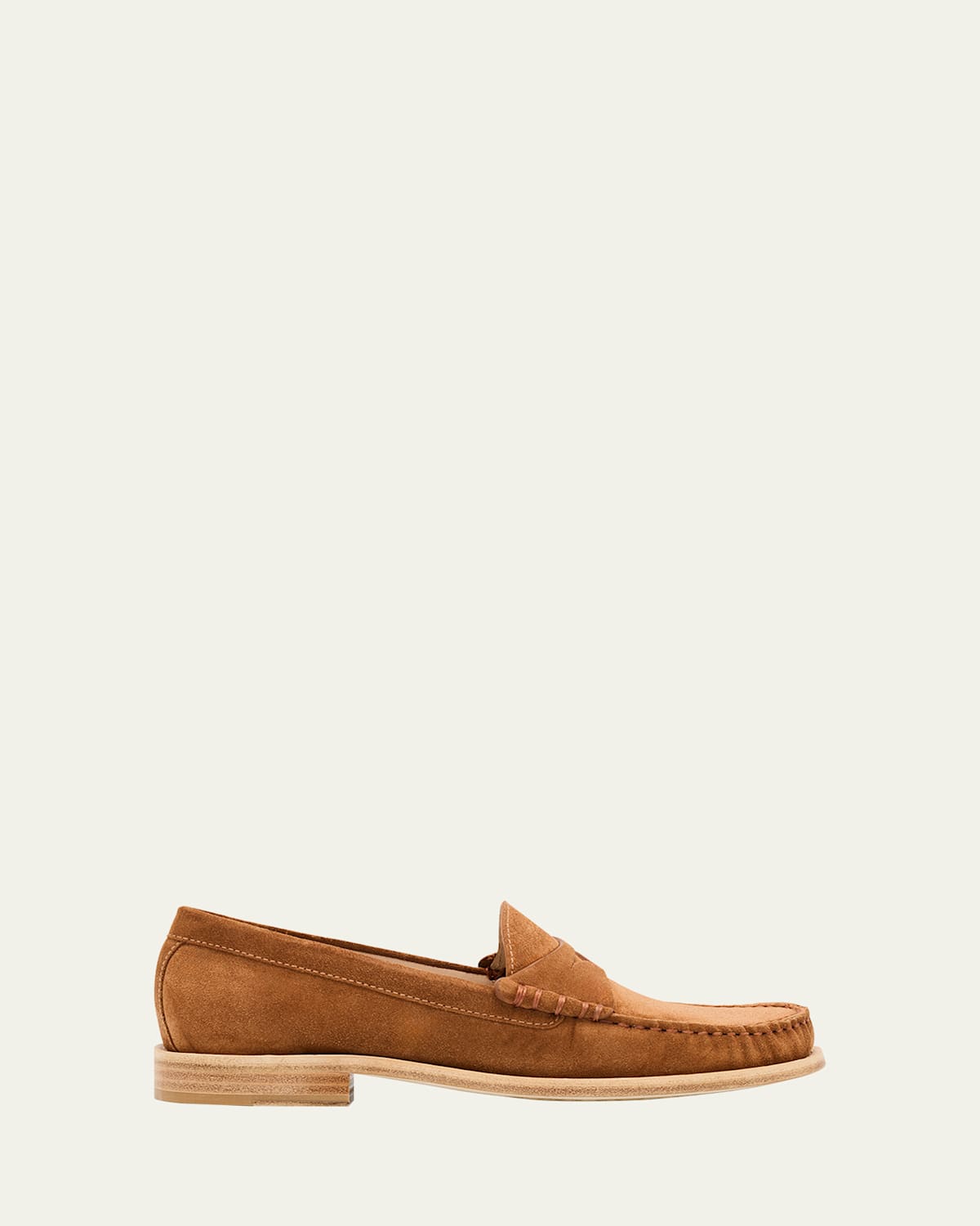 Stuart Weitzman Lottie Suede Penny Loafers