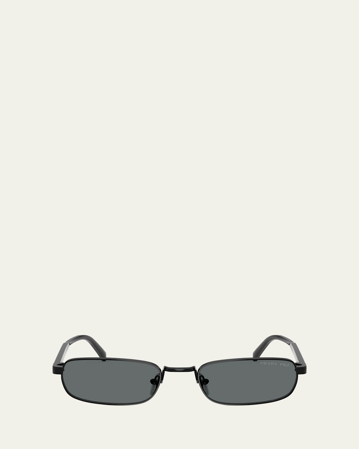 Prada 54mm Rectangular Sunglasses In Black
