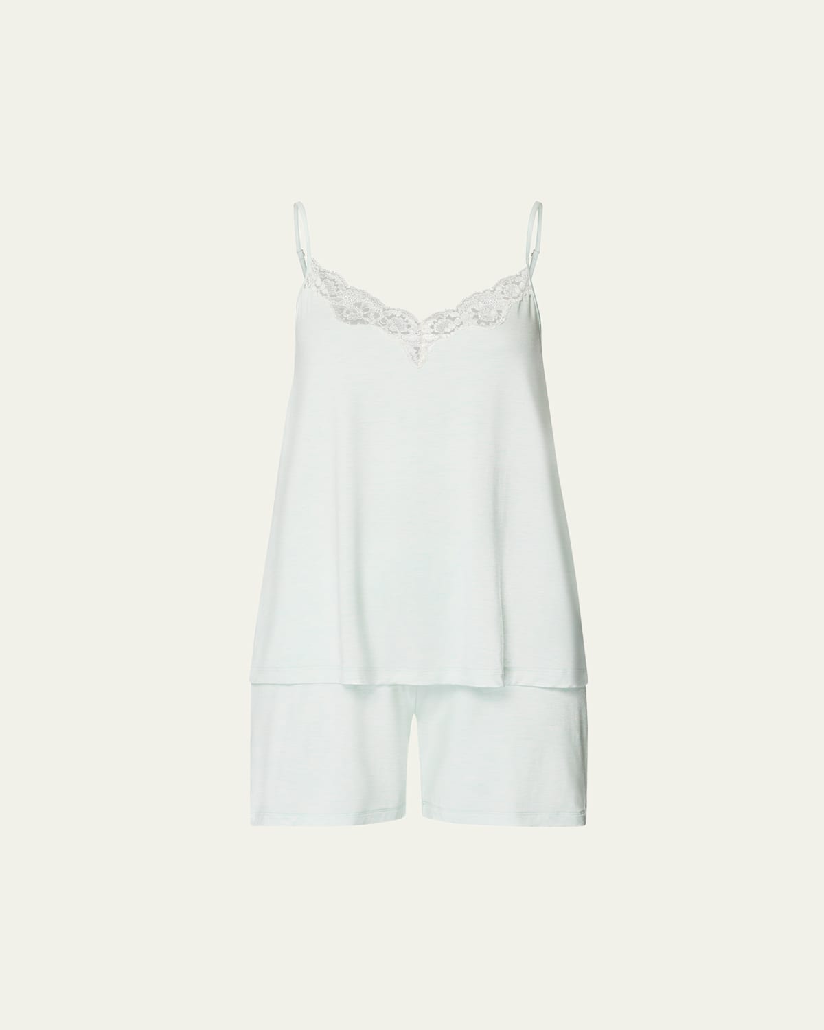 HANRO NATURAL ELEGANCE VISCOSE MELANGE PAJAMA SET 