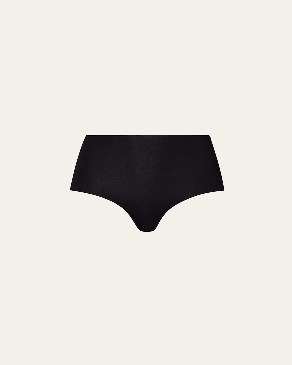 Shop Hanro Invisible Cotton Full Mid-rise Briefs In Black