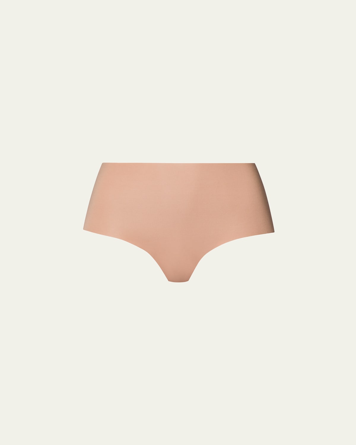 Hanro Invisible Cotton Full Mid-rise Briefs In Beige
