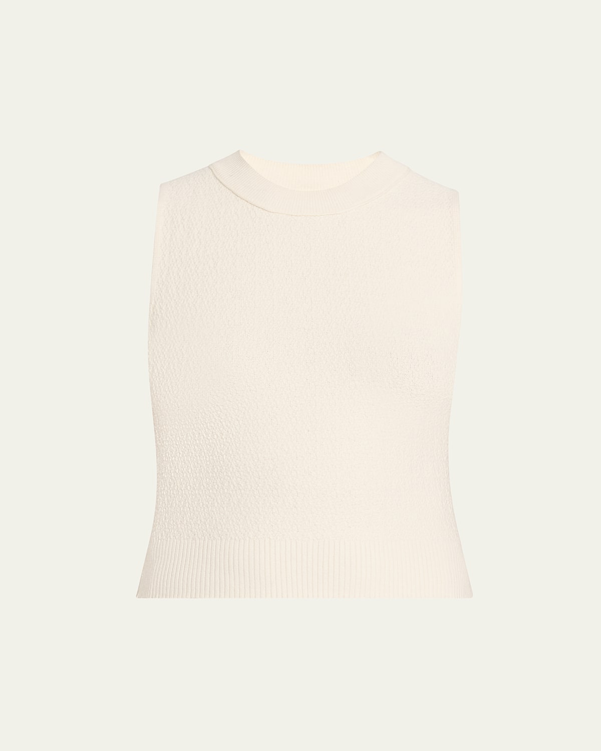 Simkhai Tatyana High-neck Tank Top In Neutral