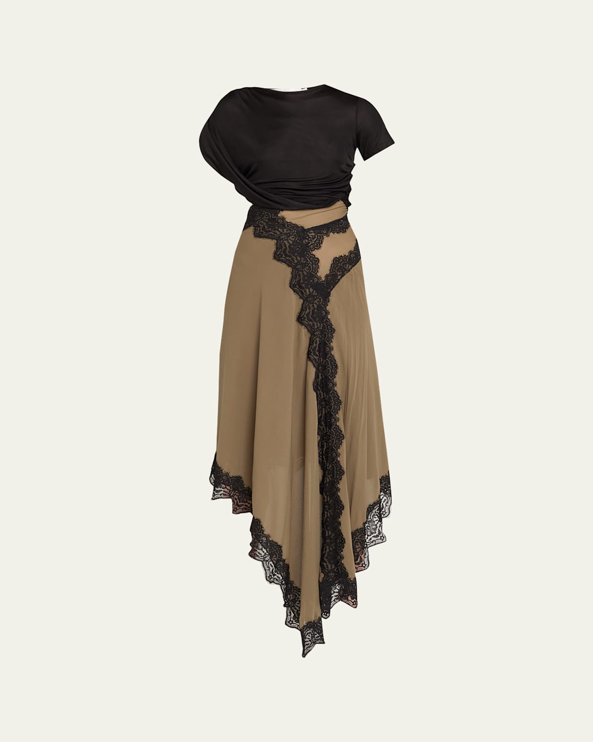Christopher Esber Verve Twisted Midi T-shirt Dress