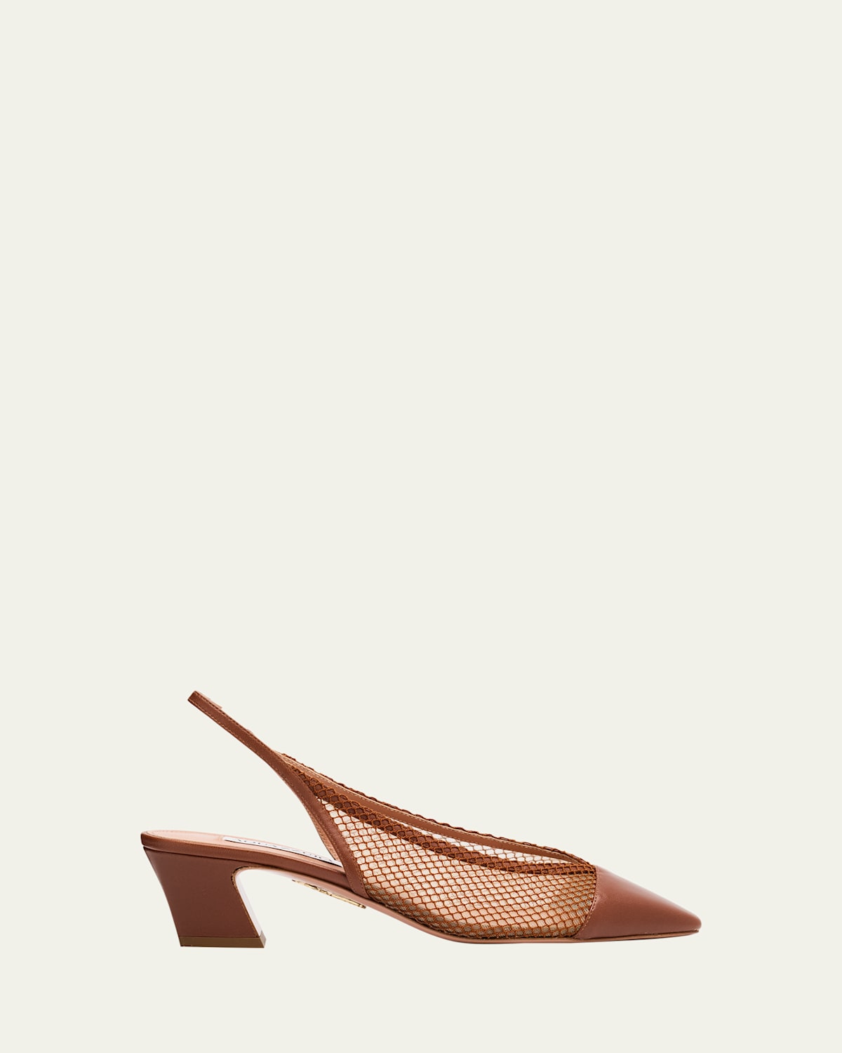 Margot Net Mesh Slingback Pumps