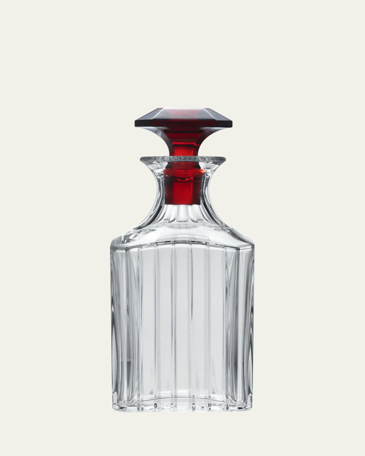 Baccarat Harmonie Red Crystal Whiskey Decanter, 30 Oz. In Transparent