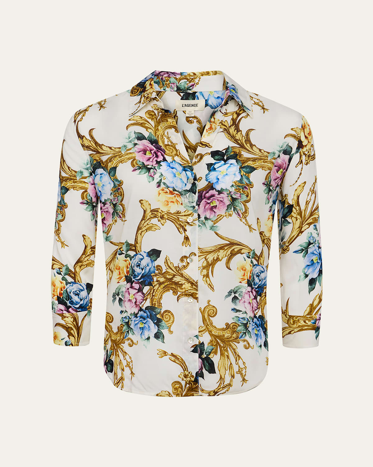 L Agence Camille Button-front Blouse