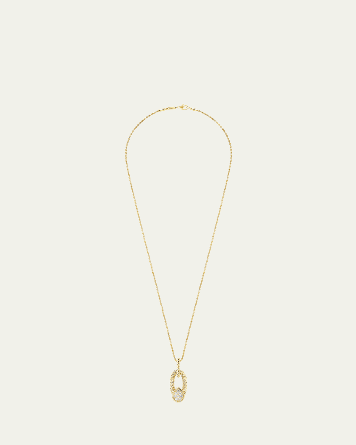 Serpent Boheme 18K Yellow Gold Diamond Pendant Necklace