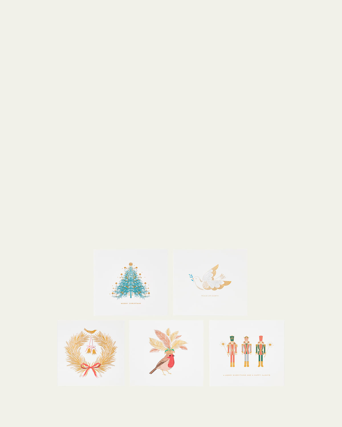Smythson Assorted Festive Greeting Cards, Set Of 10