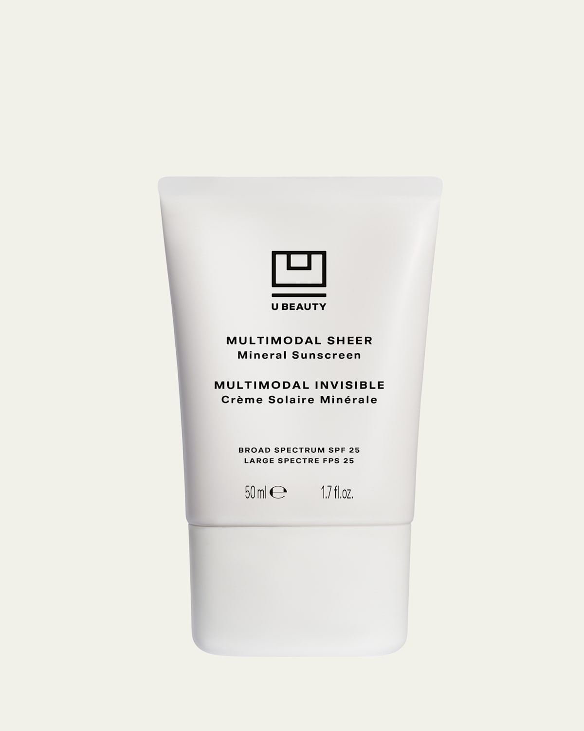U Beauty Multimodal Sheer Mineral Spf 25 Sunscreen, 1.7 Oz.