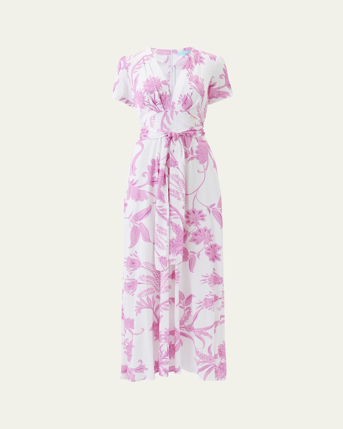 Melissa Odabash Gardenia Lou Belted Maxi Dress In Gardinina
