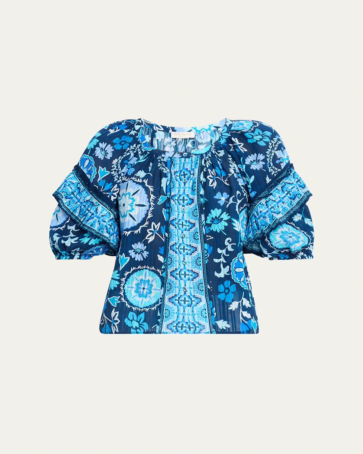 Ramy Brook Rebeca Top In Blue